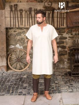 Short sleeve tunic Snorri natural