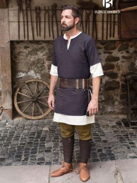 Short sleeve tunic Aegir dark gray