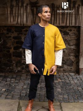 Left side Surcoat Aleran - Wool yellow XXXL