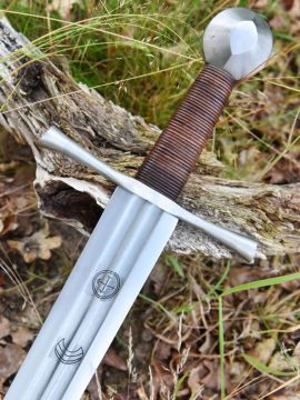 River Witham knight's sword with scabbard, 13th century
