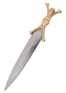 Celtic dagger with human-shaped pommel and hilt