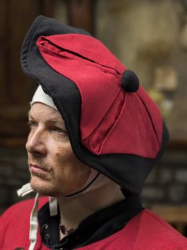 Warhammer Armoury Imperial Hat Type C black/dark red