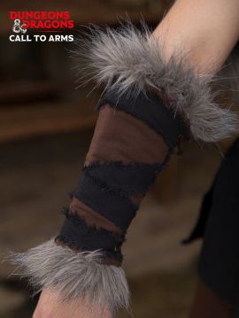 D&D Barbarian bracers brown-black XXL/XXXL