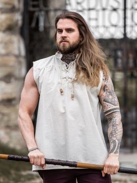 Sleeveless shirt natural M