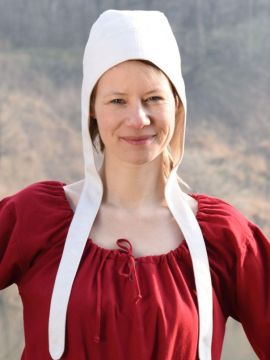 Lined waistband hood natural