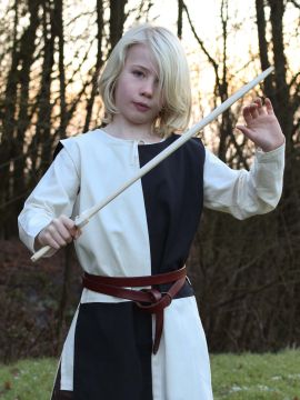 Children's tunic Lucas natural/black