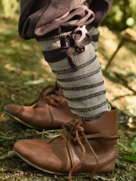 Viking calf wrap for children brown-nature