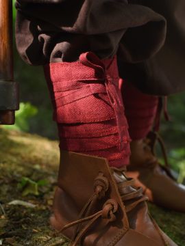 Viking calf wrap for children red-wine red