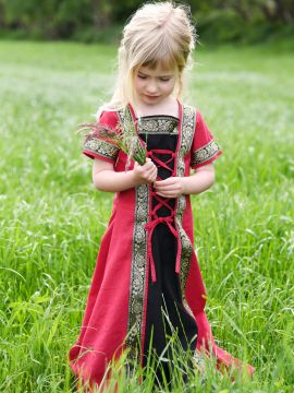 Children's dress Eleanor red