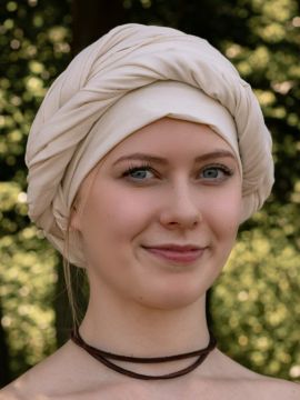 Medieval headscarf natural