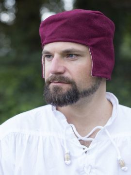Wool cap red 58