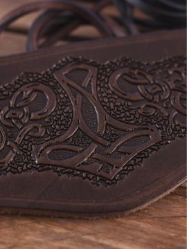 Bracers with Thor's hammer brown