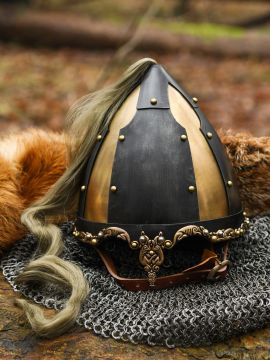 Rus helmet with horsehair tuft