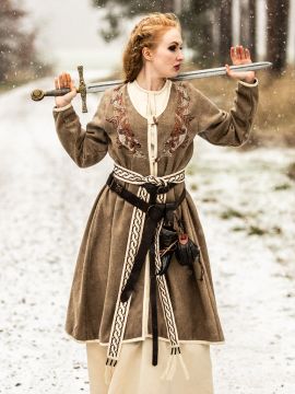 Viking Birka coat Skadi Sand