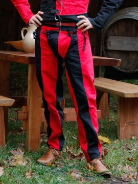 Imperialis lansquenet trousers red-black