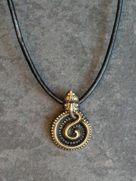 Snake amulet from Gørding bronze