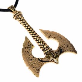 Bronze dwarf axe pendant