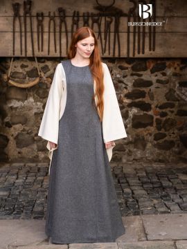 Surcot Albrun, wool - gray