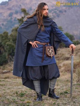 Viking cloak Alaric blue