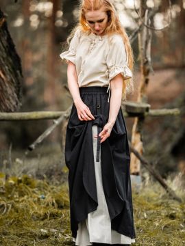 Medieval skirt Elise black-nature S/M