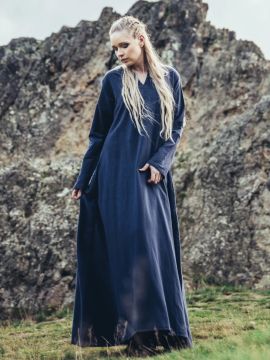 Viking dress Valdis midnight blue XXXL