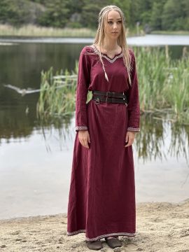 Viking dress Brigida red M
