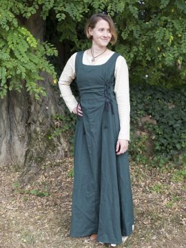 Sleeveless strap dress Uma green L