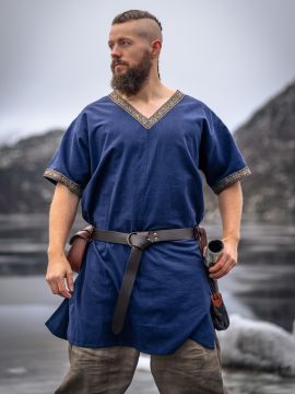 Viking tunic shortam Loki Blue - 4XL