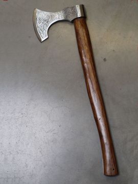 Viking axe with ornaments