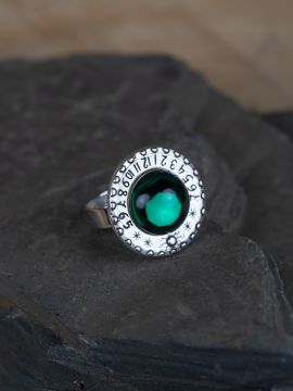 Saturn ring green