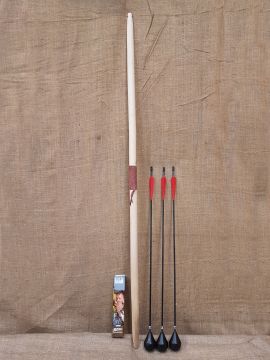 58 mm bow for LARP in a set with 3 arrows