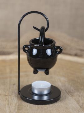 Hanging witch's cauldron fragrance lamp
