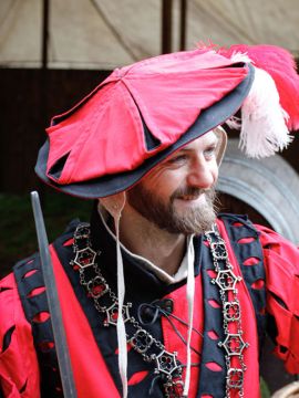 Hat Frundsberg red/black