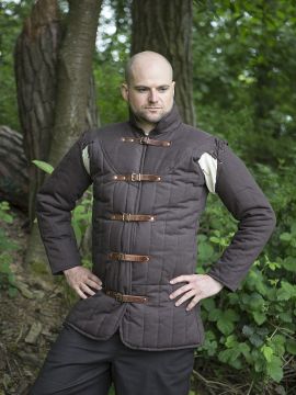 Gambeson Warrior for LARP brown 4XL