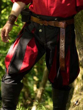Trousers Landsknecht black-red XL