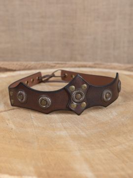 Genuine leather tiara