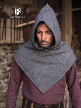 Skjoldehamn-Gugel Bjorn made of wool gray L/XL