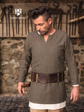 Herringbone tunic Tyr olive-grey