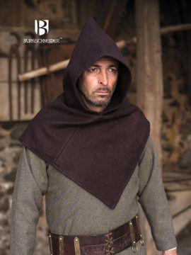 Skjoldehamn-Gugel Bjorn made of wool brown S/M