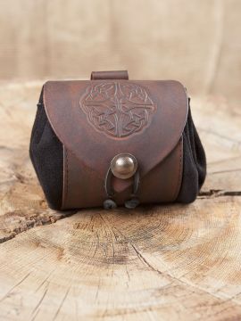 Belt pouch Celtic knot III antique