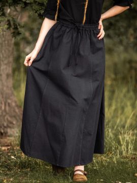 Skirt for the Middle Ages black L/XL