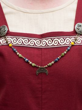 Brooch chain "Moon" bronze