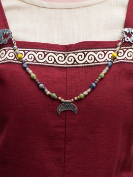 Brooch chain "Moon" silver