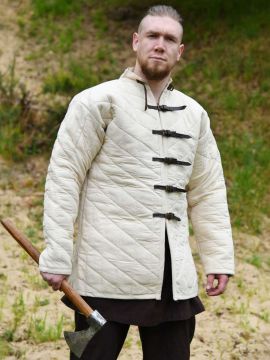 Gambeson with buckles natural