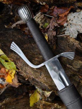 Falchion with leather sheath SK-B