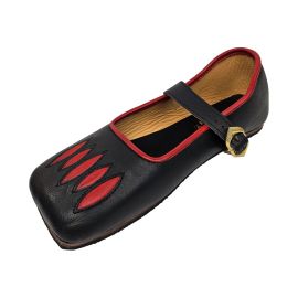 Cow shoes Caspar black-red
