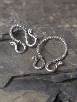 Sterling silver chain hook