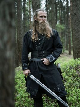Viking tunic Erik black M