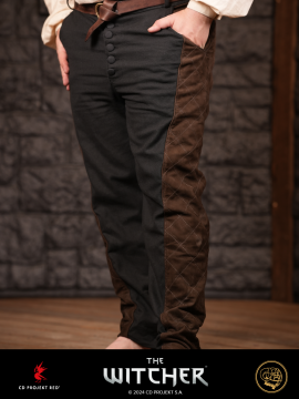 Geralt trousers - quilted black