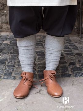 Wool calf wrap Aki light gray